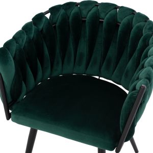 Green chair velvet Luanda Vivian Hm8741,03 60x54x78