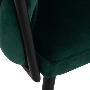 Green chair velvet Luanda Vivian Hm8741,03 60x54x78