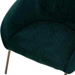 Green armchair Joyce velvet damask Hm8549,03 80x75x75