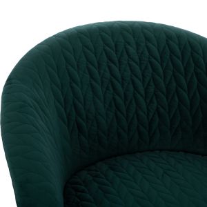 Green armchair Joyce velvet damask Hm8549,03 80x75x75