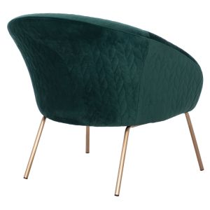 Green armchair Joyce velvet damask Hm8549,03 80x75x75