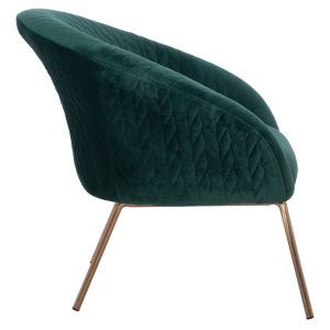 Green armchair Joyce velvet damask Hm8549,03 80x75x75