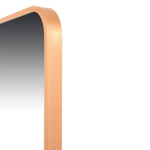 Gold mirror metal aluminum frame, dimensions 40x100cm