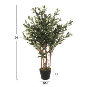 Изкуствено растение в кашпа HM4007 маслина 96hcm