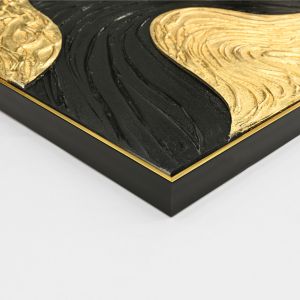 Картина 3d Hm4548.02 с бежова Ps рамка-ръчно изработени форми 62x4,5χ92hcm.