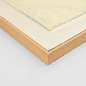 Картина 3d Hm4554 с бежова Ps рамка-ръчно изработени извити форми 72x5x102hcm.