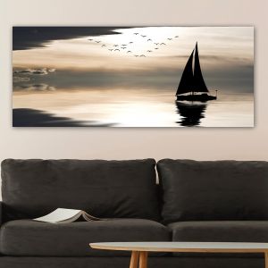 Картина Gobi Hm4789 принтирано платно 120x3 (дебелина)x50hcm.