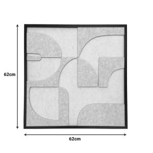 Jeire painting with white frame 62x2.5x62cm