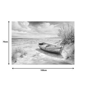 Painting on canvas Boato 100x3x70cm