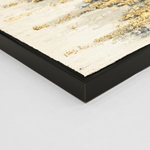 Abstract wall painting (blue) Hm4574.02 beige Ps frame-canvas 142x4.5x72hcm.