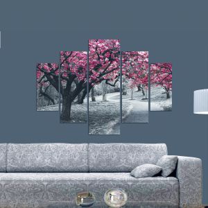 5-piece panel painting Blooming Tree Hm7207.04