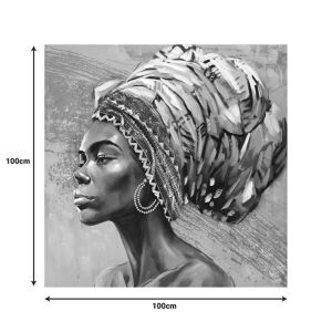 Картина платно Africana I 100x3x100см
