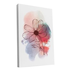 Triptych painting Nerve with digital print 50x2x70 cm