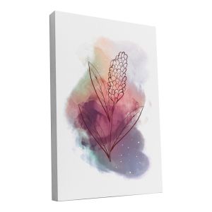 Triptych painting Nerve with digital print 50x2x70 cm