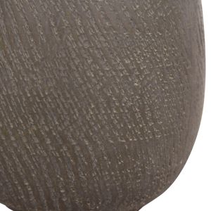 Planters, round, set of 4 pieces, Gardener series Hm4726, fiberglass, green, Φ52x55 in cm.