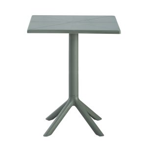 Квадратна полипропиленова маса Terrin ,15 тъмна маслина 60,5x60,5x76,5hcm Hm6125