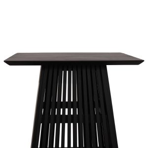 Square dining table Frantz Hm9458.02 Mindi Wood in black 80x80x78cm.