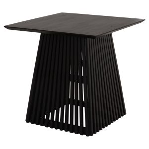 Square dining table Frantz Hm9458.02 Mindi Wood in black 80x80x78cm.