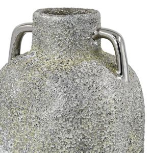 Керамична ваза Fl134035 сребристно-сива 14x30см