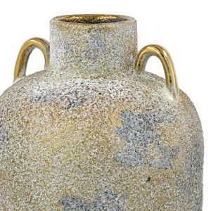 Ceramic vase Fl134036 golden-gray 18x29cm