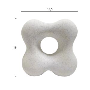 Ceramic vase Sebor Hm4594.01 Off White 18.5x9x18hcm.
