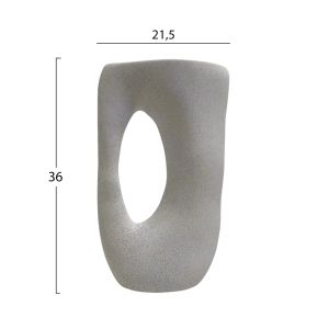 Ceramic vase Sebor Hm4626.01 Off White 21.5x8.5x36hcm.
