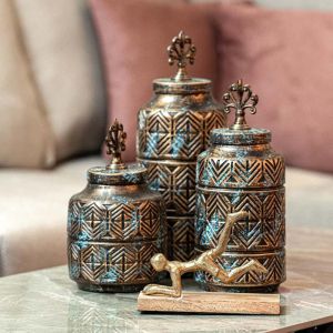 Керамична ваза Veramman бронз 26.5 см