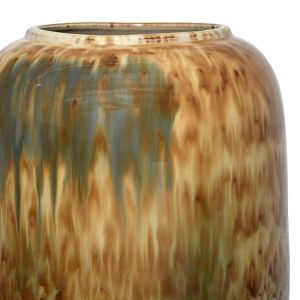Ceramic floor vase Flμ5026 brown-gray color 26x50cm