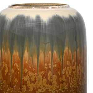 Ceramic floor vase Flw5026 beige-gray color 26x50cm