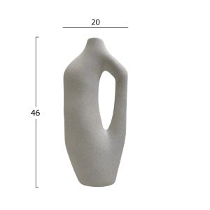 Ceramic vase series Sebor Hm4625 Off White 20x9x46hcm.