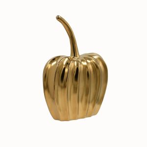 Ceramic decorative figure Fl2132 gold color 14x7x20cm