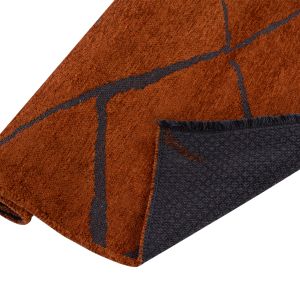 Carpet 160x230cm bronze-black, with automatic fringes Hm7674,04