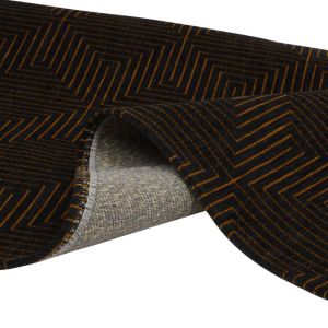 Carpet Smother dark brown color 120x180cm