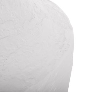 Комплект две маси Santorini Rebon Hm21137.02 фибро цимент в бяло -- φ40см и φ27.5см