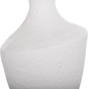 Комплект две маси Santorini Rebon Hm21137.02 фибро цимент в бяло -- φ40см и φ27.5см