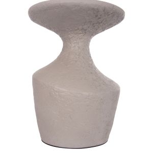 Комплект две маси Santorini Rebon Hm21137.03 фибро цимент в сиво -- φ40см и φ27.5см
