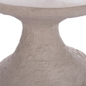 Комплект две маси Santorini Rebon Hm21137.03 фибро цимент в сиво -- φ40см и φ27.5см