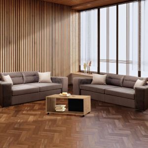 Le Mans two-seater and three-seater sofa set