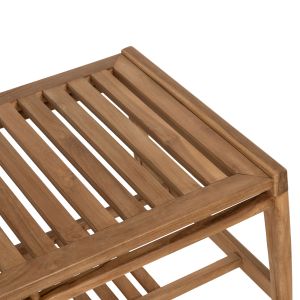 4-Piece Outdoor Lounge Set Recycled Teak Wood-White Cushions Hm9624 Dover