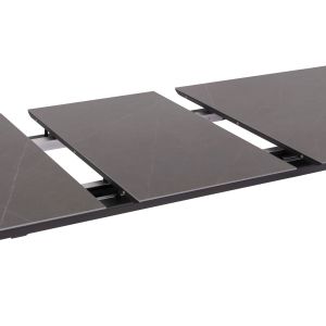 Dining set 7 pieces Andromeda (s) Sm21251 aluminum sintered stone dark gray