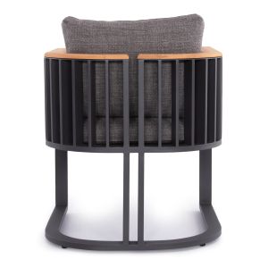 Dining set 7tmx Andromeda (s) Sm21253 aluminum sintered stone dark gray