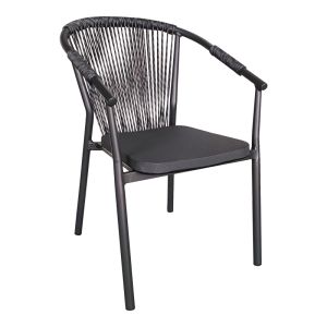 Dining set Convince - Kliton A 5-piece aluminum in anthracite shade 150x80x74cm