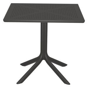 Groovy-gentle 5-piece dining set Pp dark gray 80x80x74.5cm