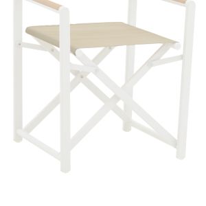 Dining set Kliton - Mabu 5 pieces aluminum in white shade 80x80x74cm