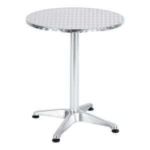 Dining set Zircu-lazo 3 pieces chromed aluminum D60x70cm