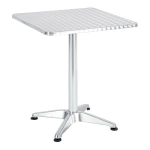 Dining set Zircu-lazo Ii 3 pieces chromed aluminum D60x60x70cm