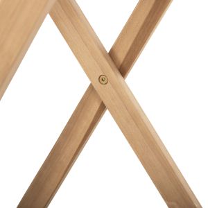 Комплект за хранене на открито 3 части Kendyr Hm9907 твърдо тик дърво-натурално 46x50x88,5h