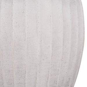 Set of 3 round flower pots, Gardener series Hm4728, fiberclay - cement color, Φ48x56cm.