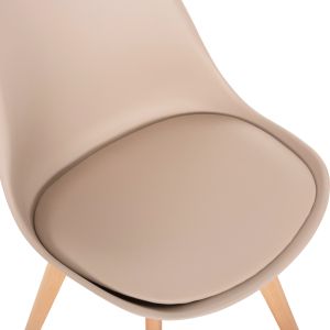 Table and Chair Set 5 Pieces Morgan Hm21269.01 Dining Table and 4 Chairs - Cappuccino