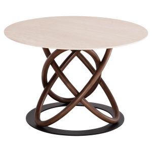 5-piece Orbiter table and chairs set Sm21226 ceramic top - gray fabric